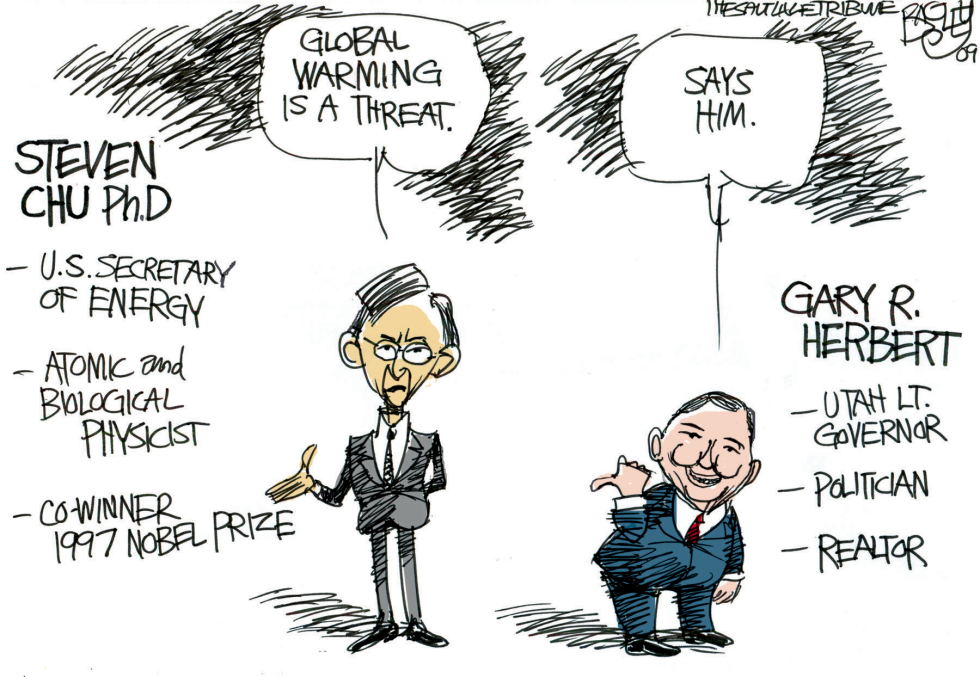  LOCAL GLOBAL WARNING by Pat Bagley