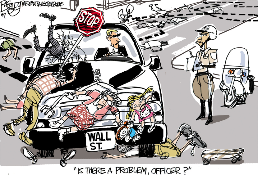 Wall Street Driving COLOR