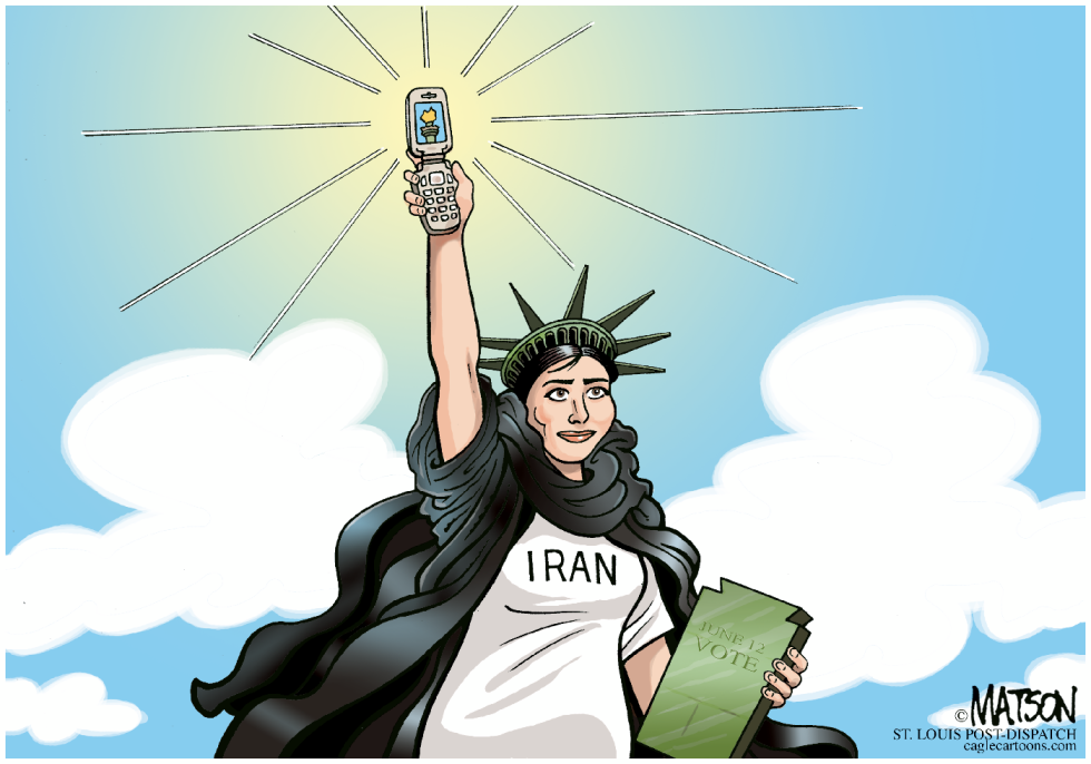 Lady Liberty In Iran-COLOR