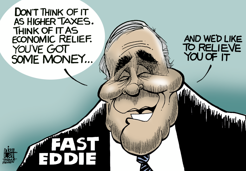 LOCAL- PA RENDELLS HIGHER TAXES, COLOR