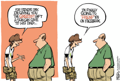 FATHERS DAY  by Nate Beeler