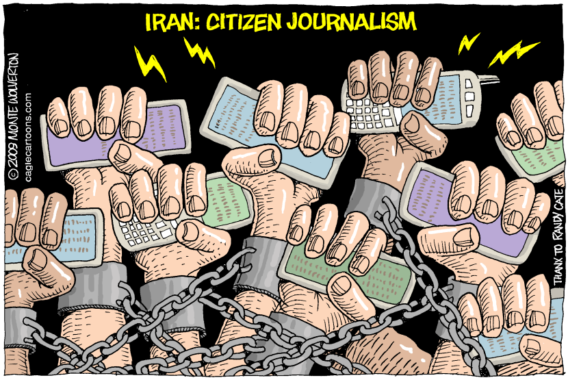 Iran -- the Power of Citizen Journalism COLOR
