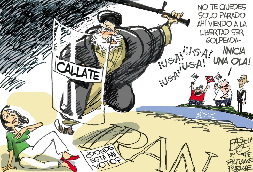  ANIMANDO A IRAN  by Pat Bagley