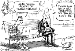ED MCMAHON by Joe Heller