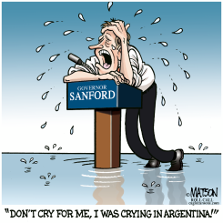 DON'T CRY FOR GOVERNOR SANFORD by R.J. Matson
