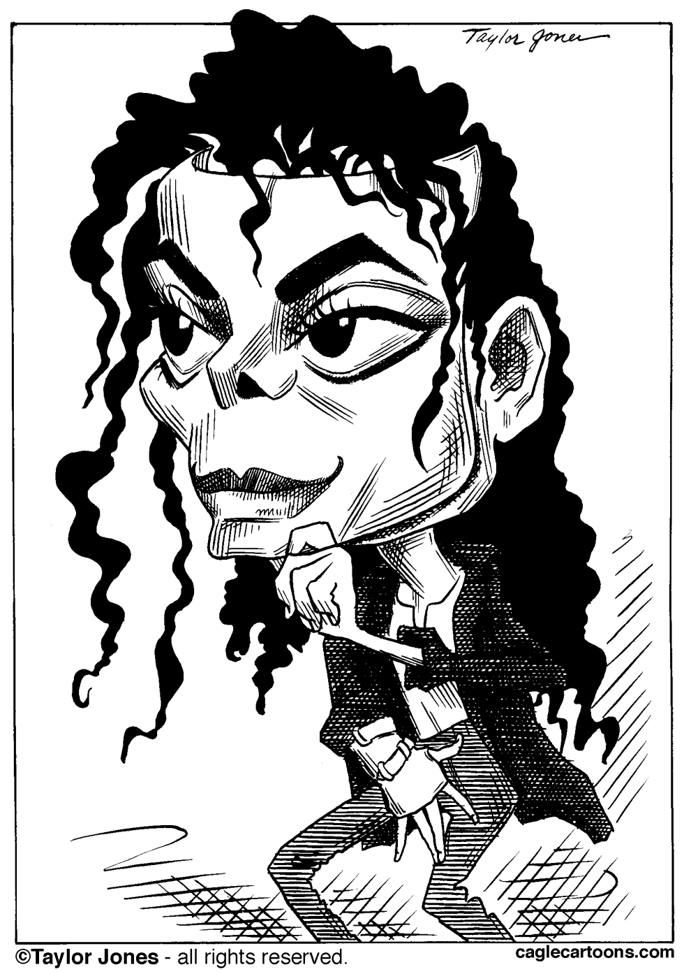  MICHAEL JACKSON PORTRAIT 1 by Taylor Jones