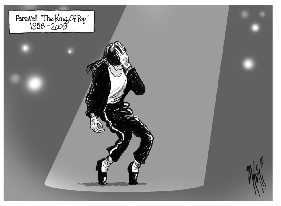 Michael Jackson bw