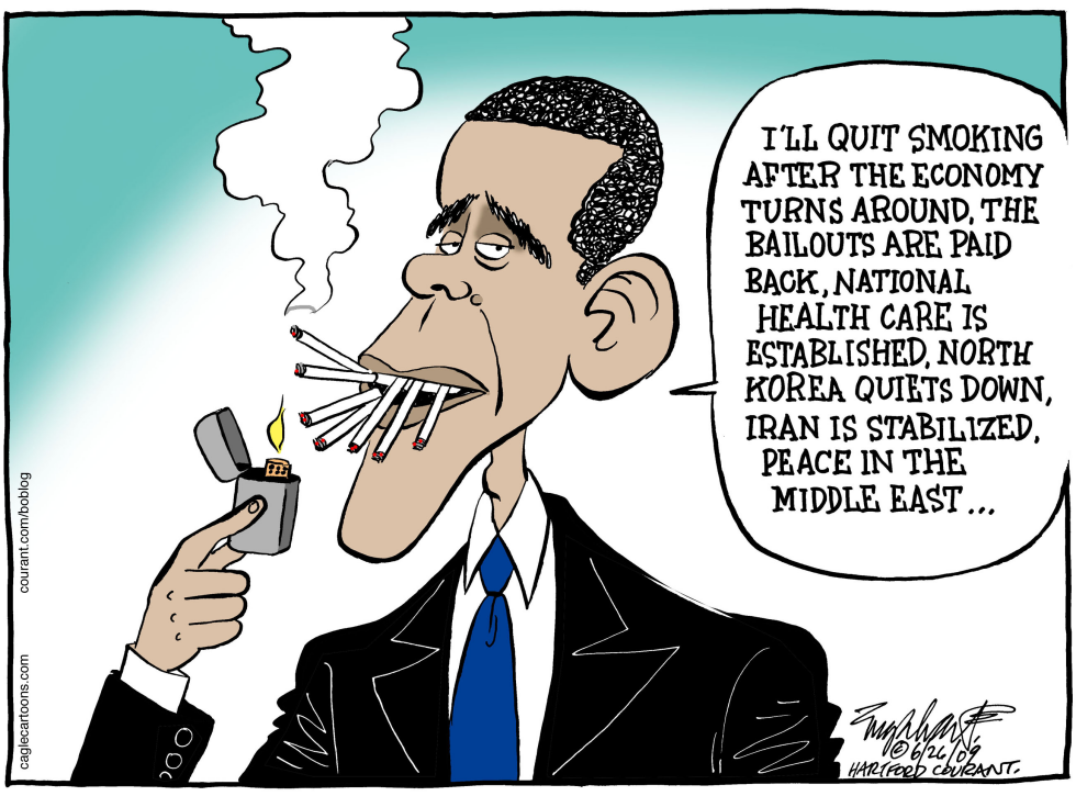 Obama The Smoker COLOR