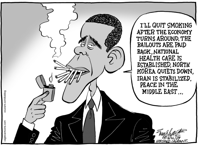 Obama The Smoker