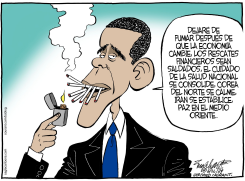 OBAMA EL FUMADOR / by Bob Englehart