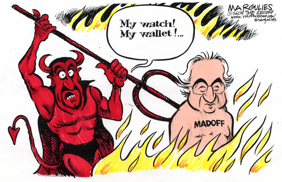 Madoff in hell color