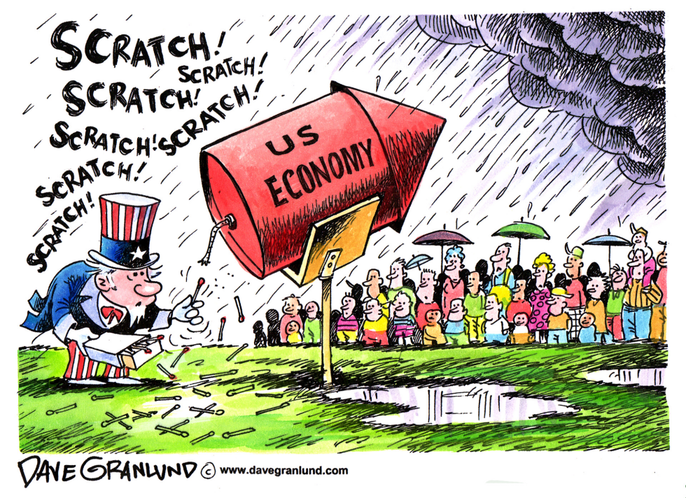  4TH OF JULY ECONOMY by Dave Granlund