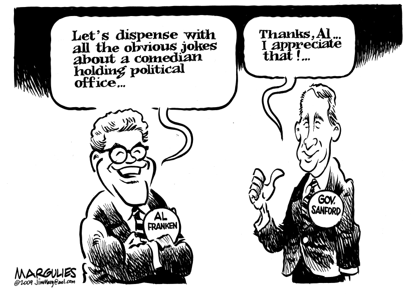 A Comedian holding public office