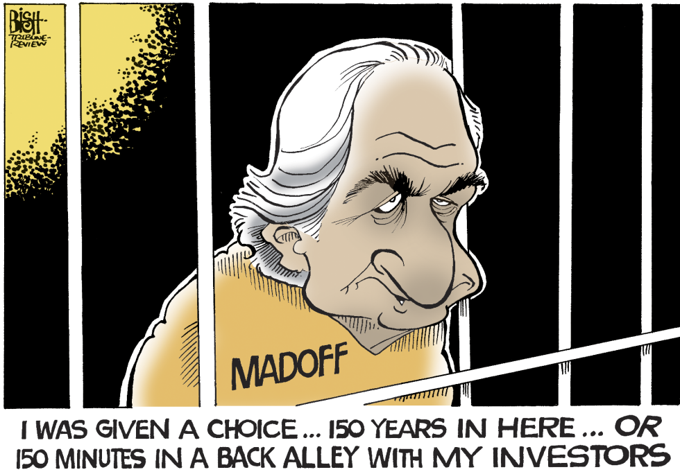 MADOFF IN JAIL, COLOR