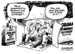 JOBLESS RATE UP AGAIN by Jimmy Margulies