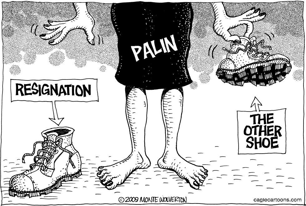 Palin Waiting for the other shoe to drop