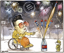 BANE ON THE FOURTH OF JULY by Peter Lewis