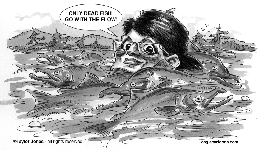 Sarah Palin Salmon Run