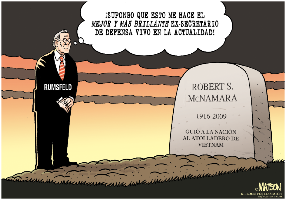 McNamara y Rumsfeld: Mejor y Mas Brillante / COLOR