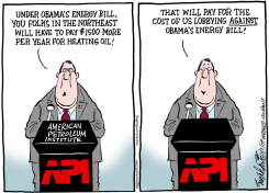 OBAMAS ENERGY BILL  by Bob Englehart