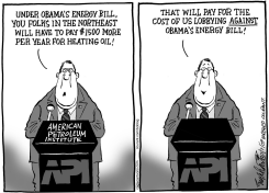 OBAMAS ENERGY BILL by Bob Englehart
