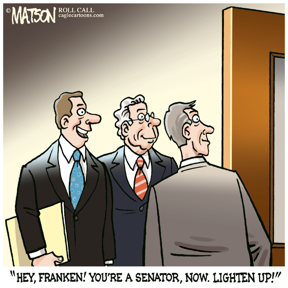 Advice To Serious, Senator Franken-COLOR
