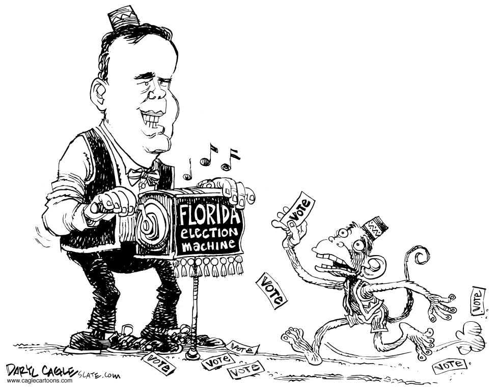  FLORIDA ELECTION MACHINE by Daryl Cagle