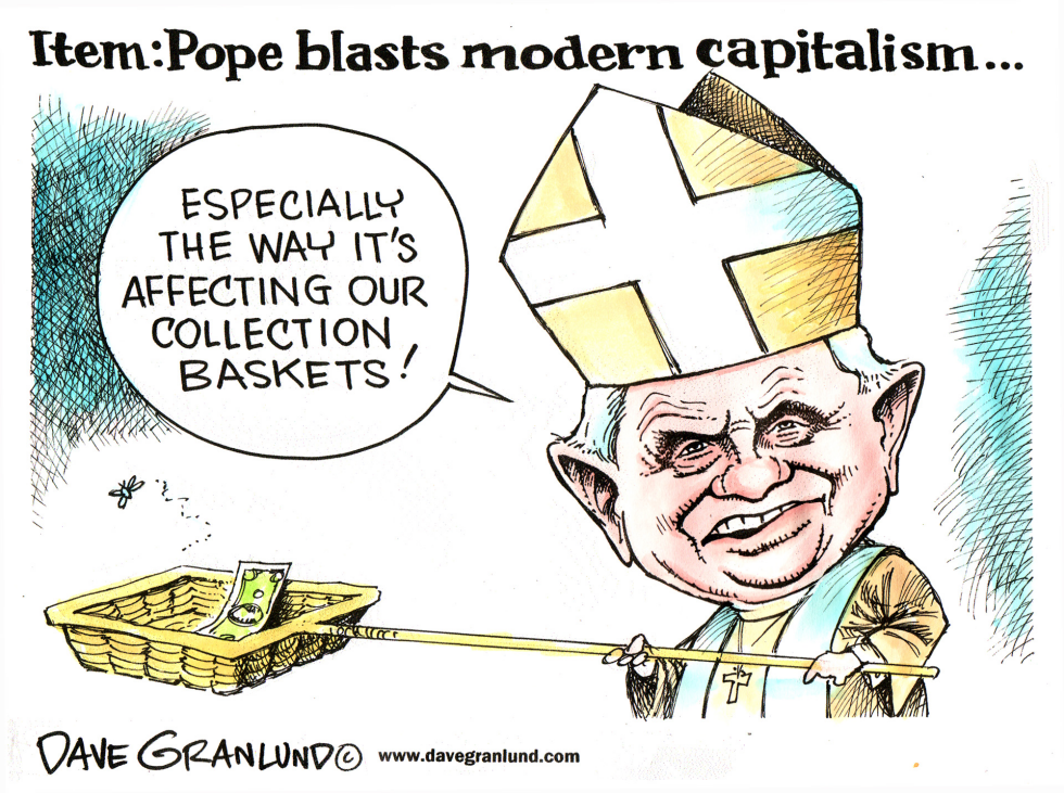 Pope blasts capitalism