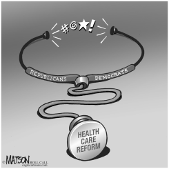HEALTH CARE REFORM STETHOSCOPE by R.J. Matson
