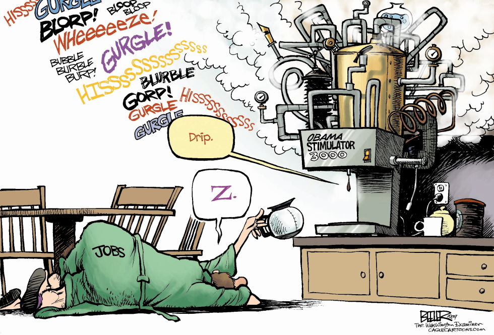 Obama Stimulus Drip COLOR