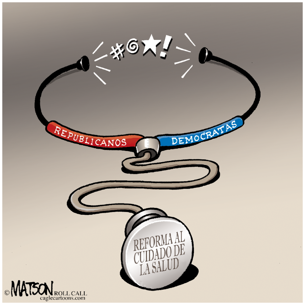 Estetoscopio de la Reforma al Cuidado de la Salud / COLOR