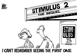 STIMULUS, THE SEQUEL, B/W by Randy Bish