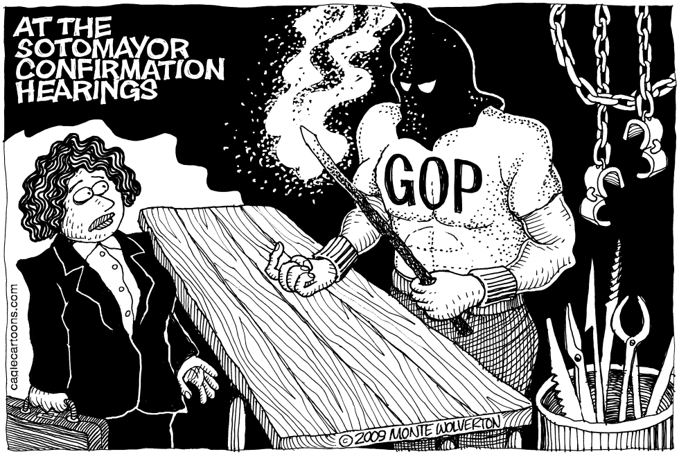 At the Sotomayor Confirmation Hearings