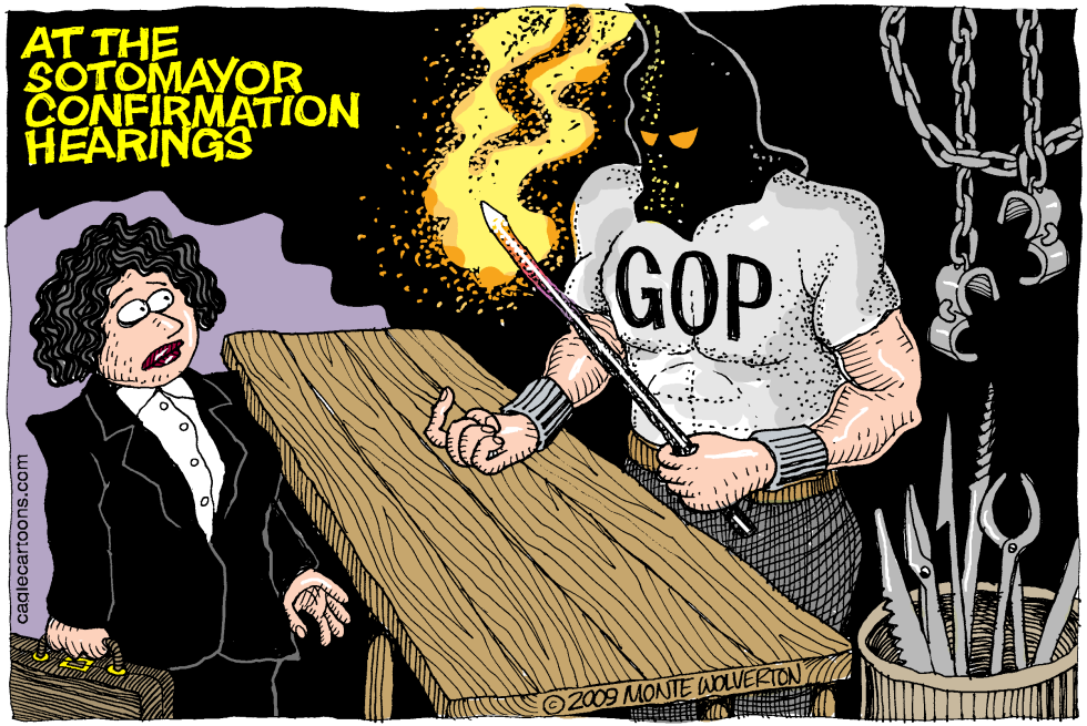 At the Sotomayor Confirmation Hearings COLOR