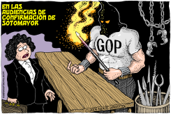 EN LAS AUDIENCIAS DE CONFIRMACION DE SOTOMAYOR by Monte Wolverton