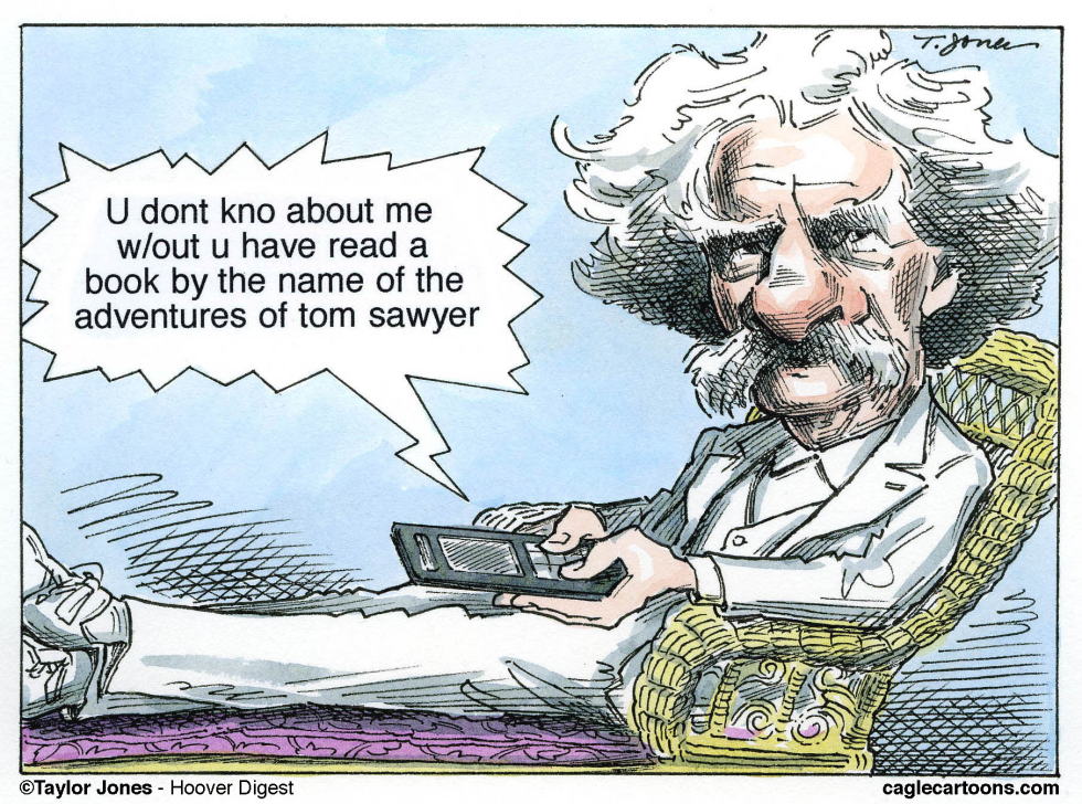 Would Mark Twain have tweeted - COLOR