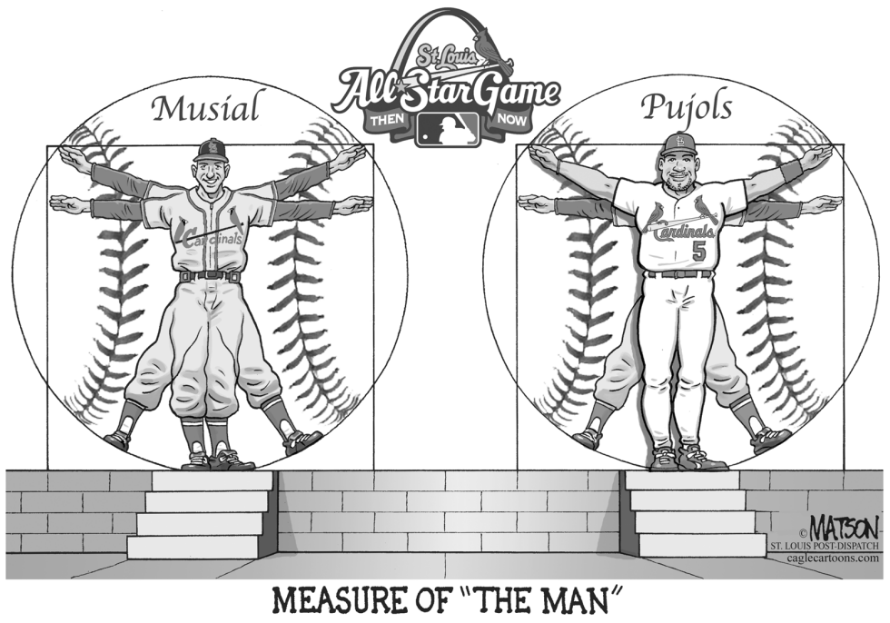  MEASURE OF THE MAN - MUSIAL AND PUJOLS by RJ Matson