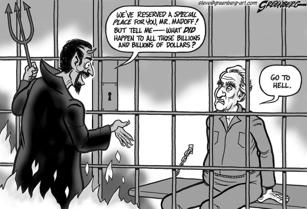 Madoff and devil bw