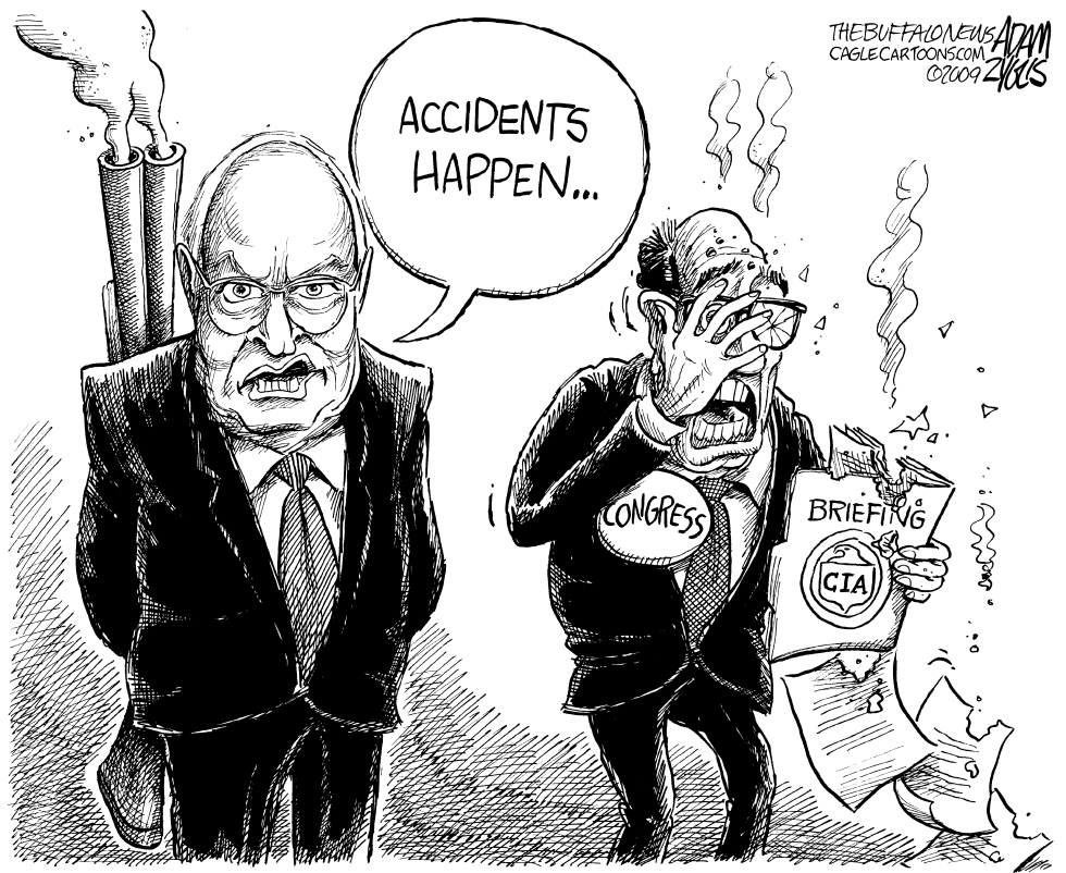  ANOTHER CHENEY HUNTING ACCIDENT by Adam Zyglis