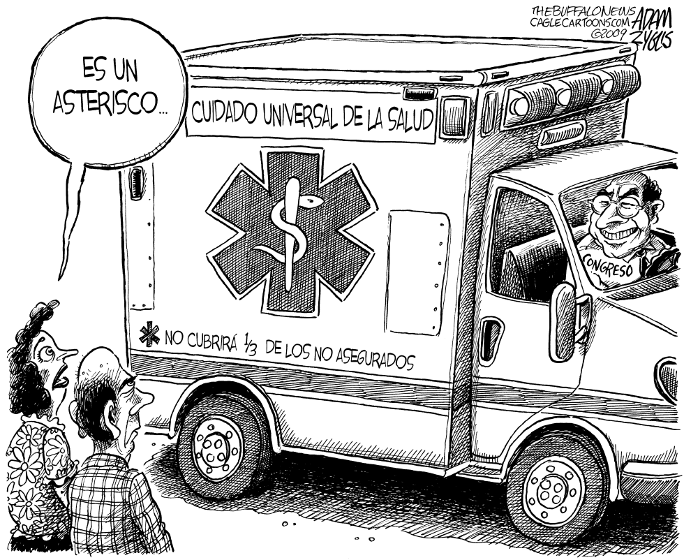  ASTERISCO DE LA REFORMA AL CUIDADO DE LA SALUD by Adam Zyglis