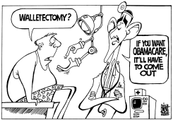 OBAMACARE, B/W by Randy Bish