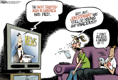 WALTER CRONKITE RIP  by Nate Beeler