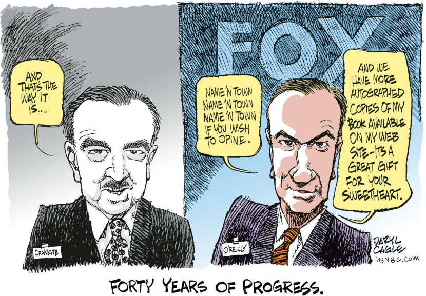 Walter Cronkite and 40 Years of Progress COLOR