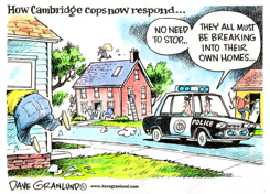 CAMBRIDGE MA COPS AND SENSITIVITY by Dave Granlund
