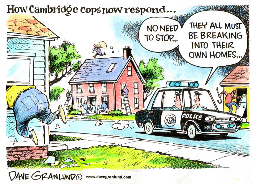 Cambridge MA cops and sensitivity