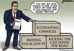 CALIF BUDGET TRADITIONS by Steve Greenberg
