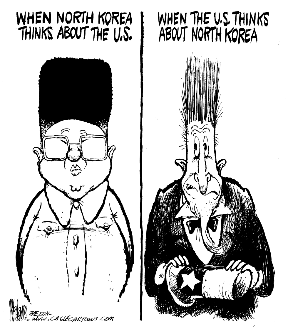  WHAT NORTH KOREA THINKS by Mike Lane