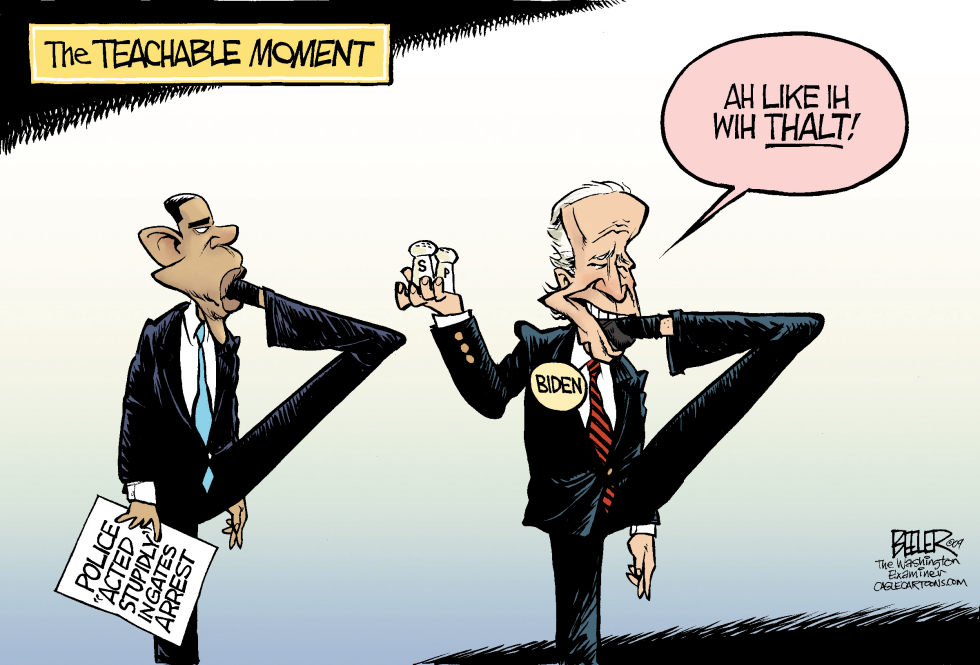 Obama Acts Stupidly COLOR