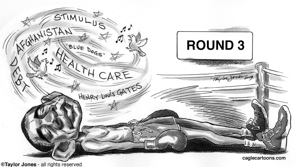 Barack Obama - Down for the count