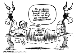 DEMOCRATS SPLIT ON HEALTH CARE REFORM by Jimmy Margulies